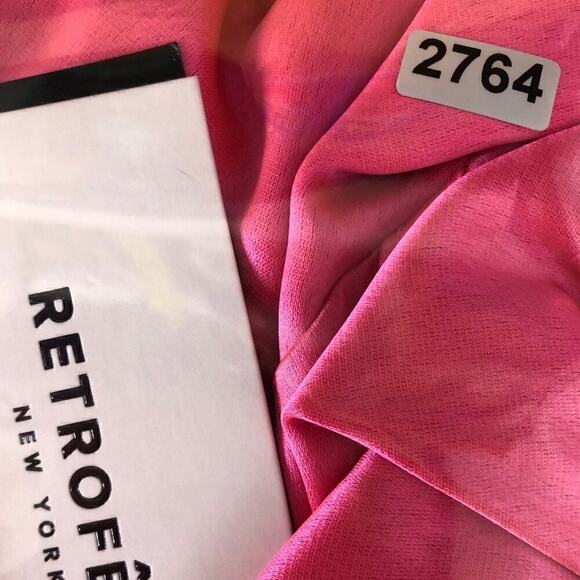 Retrofete Rosa Dress Corset Evening Gown Maxi Hyper Pink NWT Size Large - Picture 16 of 16